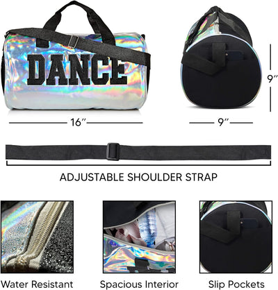 Holographic Dance Duffel Bag