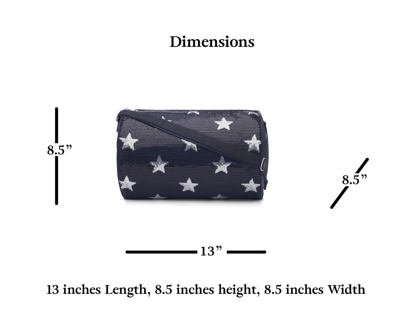 Duffel Sequin Star Bag