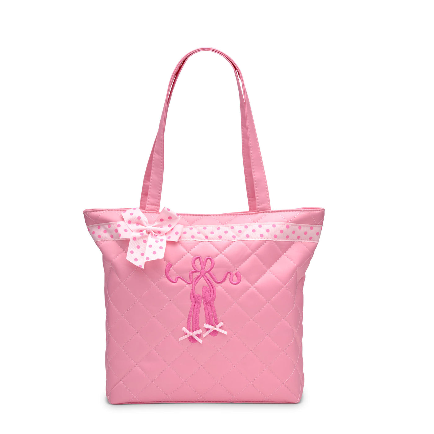 Dance Ballet Slippers Quilted Tote Bag